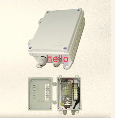 Caixa da poder-fonte da câmera do CCTV com interruptor de grande eficacia incorporado e adaptador