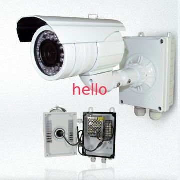 Caixa da poder-fonte da câmera do CCTV com interruptor de grande eficacia incorporado e adaptador