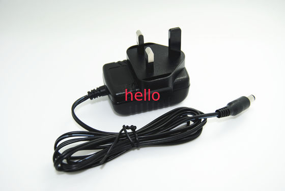 Adaptateurs BRITANNIQUES de courant alternatif de cv de moniteur d'affichage à cristaux liquides de l'anglais, production de 6W 12V 500mA