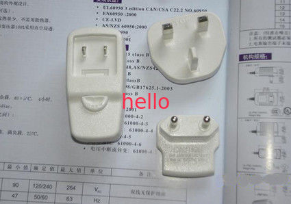 03/02 ง่ามพอร์ต USB 310mA 5.7V อัตโนมัติ LED สากล AC DC อะแดปเตอร์เพาเวอร์ (เซลล์ลิเธียม)