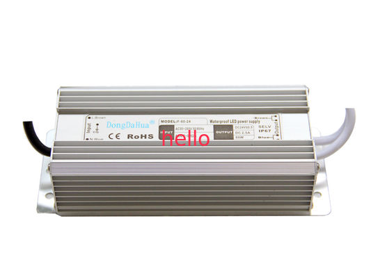 C.A. imperméable à C.A. 220v à l'alimentation d'énergie de commutation de C.C 60W, 24V conducteur de C.C LED
