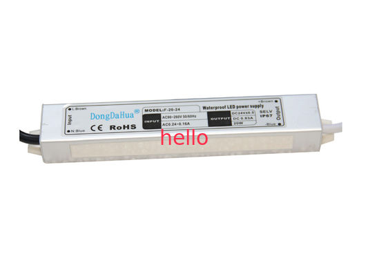 24V C.C 1A 20W imperméabilisent C.A. 120V d'alimentations d'énergie de commutation de conducteur de LED avec le refroidissement naturel