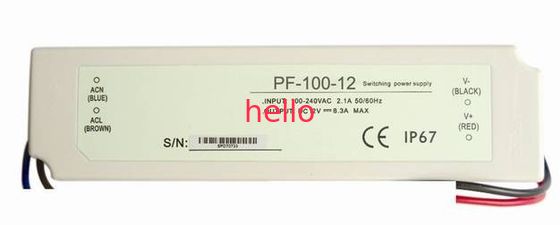 Portable 24 motoristas constantes 100W do diodo emissor de luz da tensão do estojo compacto do volt, motorista exterior do diodo emissor de luz