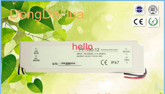 मिनी 75W 60 हर्ट्ज लगातार वोल्टेज एलईडी चालक 240V एसी, 300VAC हाई वोल्टेज एलईडी चालक