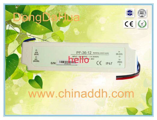 300 VAC 3A 36W Điện áp liên tục chống thấm nước LED Driver Full Range Đối với Camera