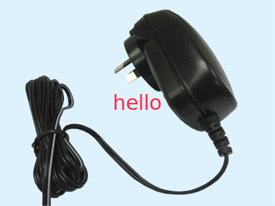 CCTV ক্যামেরা পাওয়ার অ্যাডাপ্টার ওয়াল মাউন্ট 15V 1.0A, EN60950 সাথে SAA এসি প্লাগ