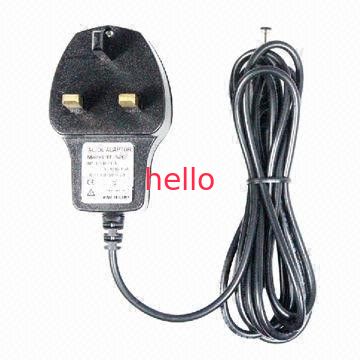 6V, 600mA, 0.6A, adaptador de la fuente de alimentación de AC/DC con la longitud de cable del 1.2m, corriente de la avalancha 30A