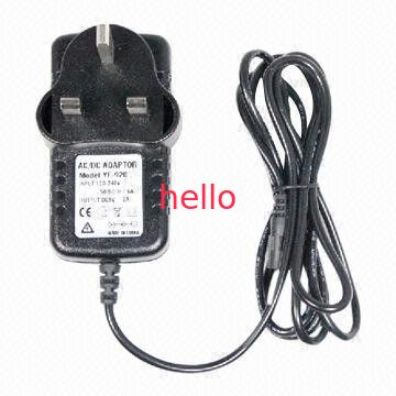 9V UK Fast Main Chargers, 9V/500mA, 1,000mA/2000mA Portable Travel Chargers