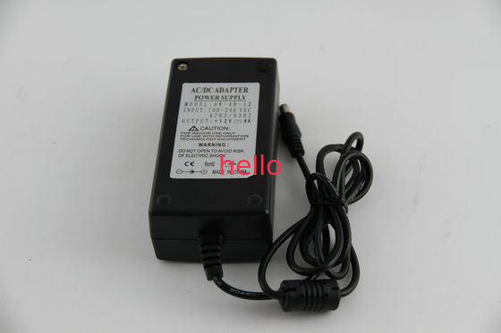 Stabiles 48W regulierte zugeschaltetes Wechselstrom-DC-Stromadapter 12V DC 50Hz mit Entstörfilter