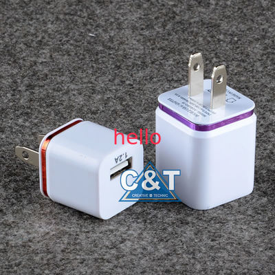 Chargeur à double accès de mur d'Iphone 6 de maison de 2-Ton d'adaptateur de courant alternatif D'Usb 3.1A
