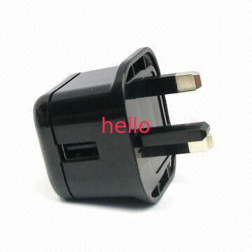 do adaptador universal do poder de 5.0V 100mA carregador liso com projeto seguro, UL do computador USB, GS, CE, CCC, aprovações do FCC