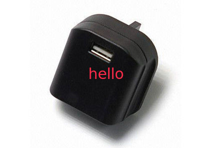 2 ขา 5V สหรัฐ, อังกฤษ, สหภาพยุโรป, AU เสียบสากลอะแดปเตอร์ USB สำหรับโทรศัพท์มือถือ / MP3 / MP4