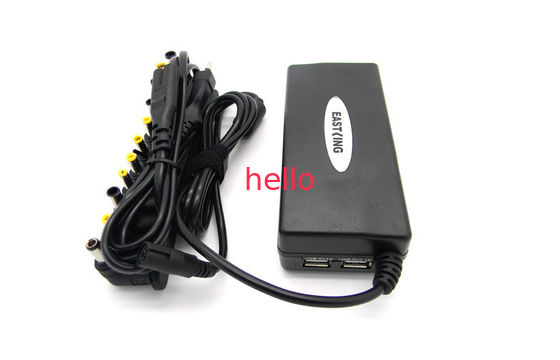 المملكة المتحدة / الولايات المتحدة 90W المحمول العالمي محول الطاقة التلقائي 5V 2.1A USB مع الصمام