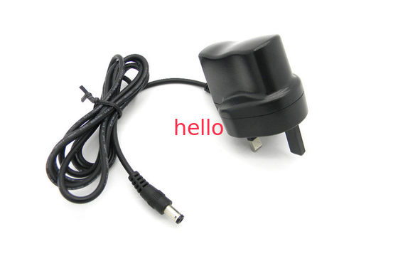 DC6V 500mA Switching Dinding Power Adapter Over Voltage Dengan UK Plug