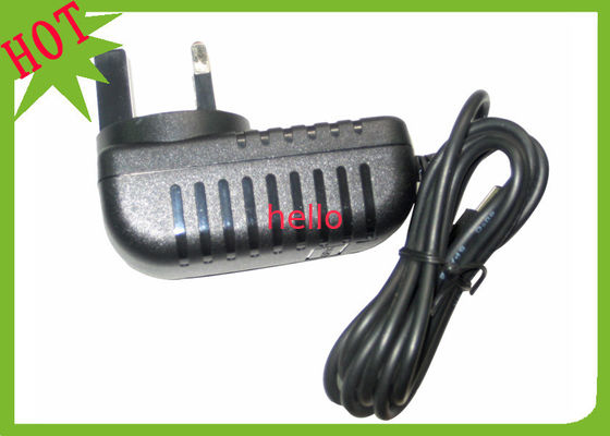 PIN de Reino Unido 3 del adaptador del soporte de la pared de la exhibición del LCD y 12 V 800 mA