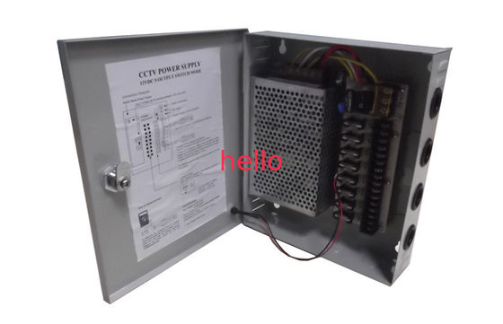 12V 5Amps CCTV Power Supply Box 9 Channel, Kamera Zasilanie