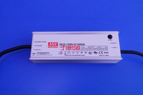 ไดร์เวอร์กันน้ำ 120W Meanwell แหล่งจ่ายไฟ LED แบบคงที่พร้อมเคสอลูมิเนียม