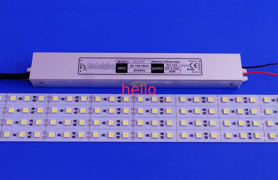 12 โวลต์ 40w Led แรงดันคงที่ไดร์เวอร์ / ไฟ LED Strip แหล่งจ่ายไฟ