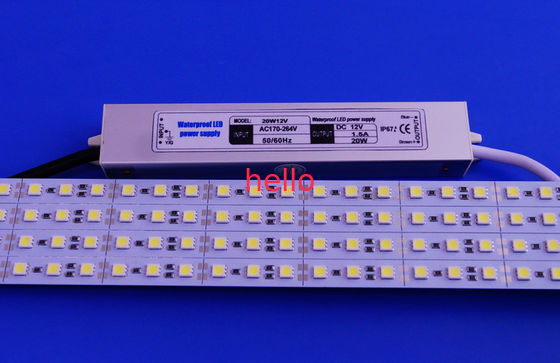 Yüksek Verimli Kompakt 20w Led Sabit Voltaj Sürücüsü Alüminyum Kasa
