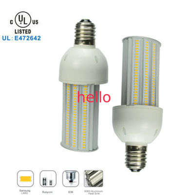 O diodo emissor de luz Wallpack 110lm/w do poder superior 36w, IP65 exterior Waterproof o bulbo de lâmpada conduzido do milho