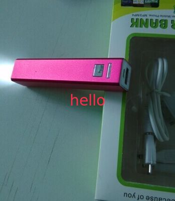 3200mAh fioletowy prostokąt Kształt Portable USB Power Pack do notebooków