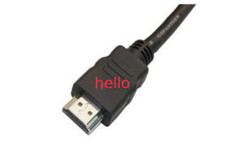 Displayport 1,1 USB Schwarzes PVC Premold des Datenübertragungs-Kabel-HDMI 1.3b