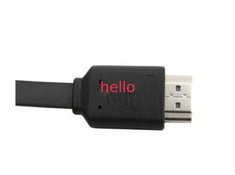 عالية السرعة USB نقل الكابل الأسود HDMI-HDMI مع عالية الدقة