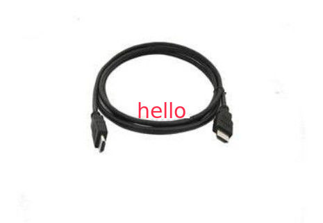 Đen HDMI Loại USB Transfer Cable Nghị quyết 1080p, tần số cao