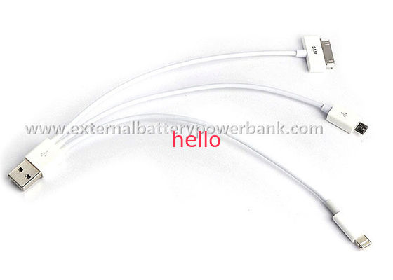 Đa sạc 3 trong 1 Micro USB Data Transfer Cable / Điện thoại di động Điện thoại Cáp dữ liệu