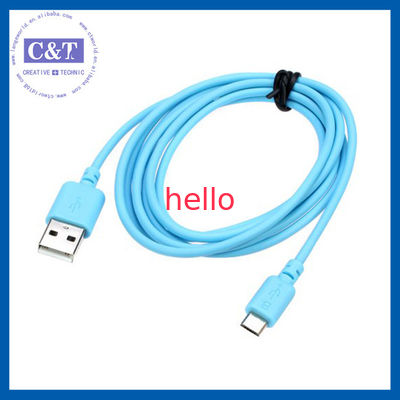 Gekleurde de Kabel hallo-Snelheid 2 in-1 van de de Micro- Gegevensoverdracht van Smartphone USB