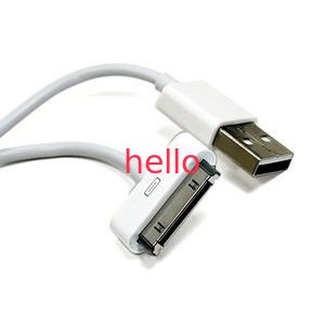 De buitengewoon lange Zwarte 6FT USB-Kabel van de Gegevenssynchronisatie voor Apple-iPhone 4 4S 3GS iPod iPad
