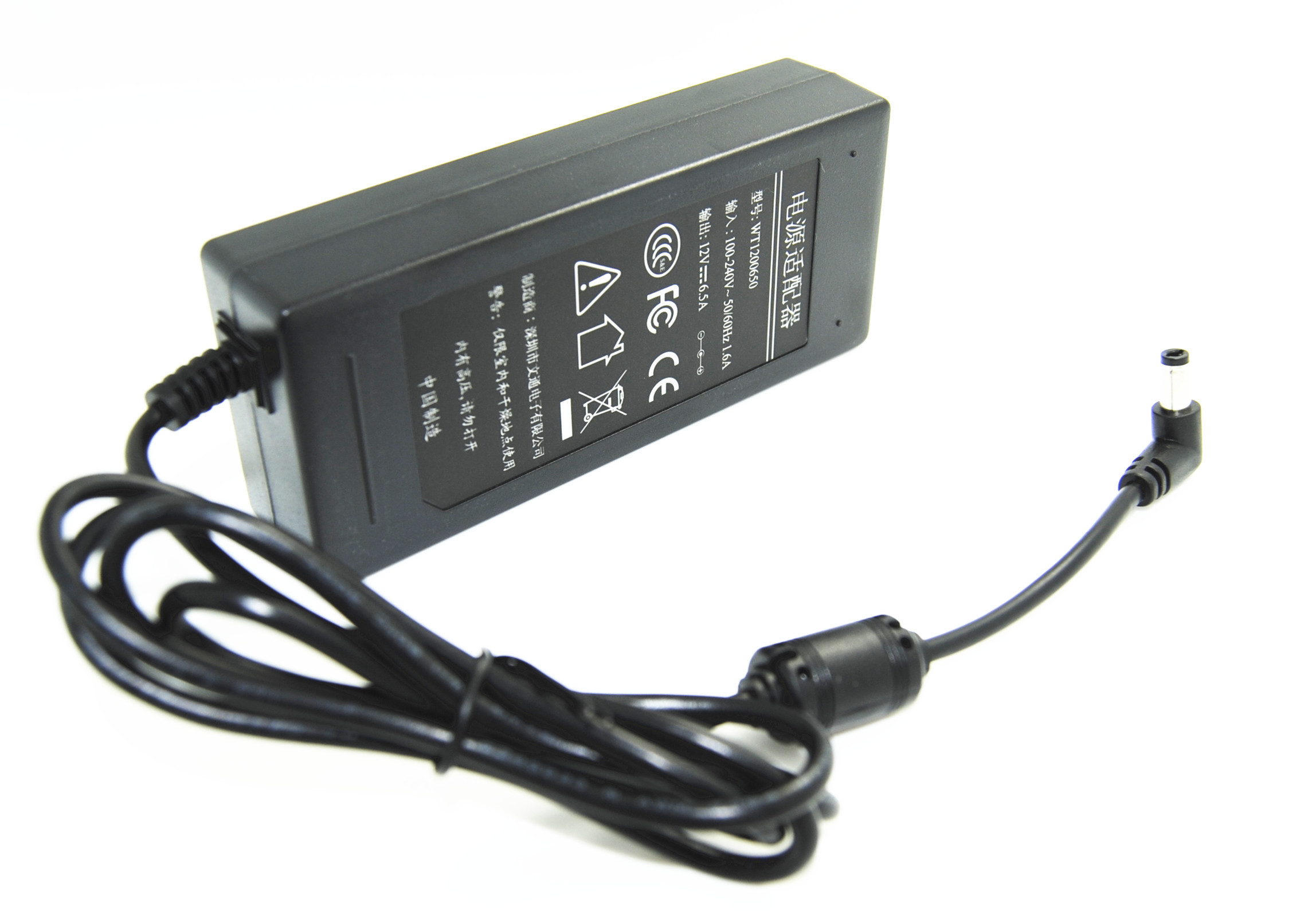 a C.C. de 78W 12V 6.5A Output o adaptador da fonte de alimentação do interruptor C6 para o varredor