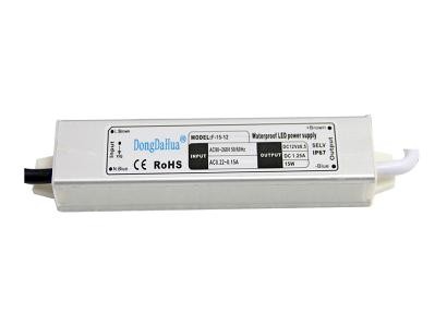 Biały przełączania 12V DC Wodoodporny zasilacz LED 15W 1.25A, EPA3050B GB4943