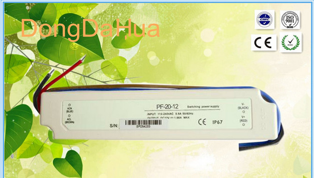 12V แรงดันคงขับ LED กันน้ำ