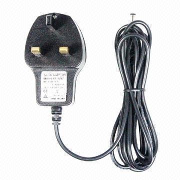 6V, 600mA, 0.6A, adaptador de la fuente de alimentación de AC/DC con la longitud de cable del 1.2m, corriente de la avalancha 30A