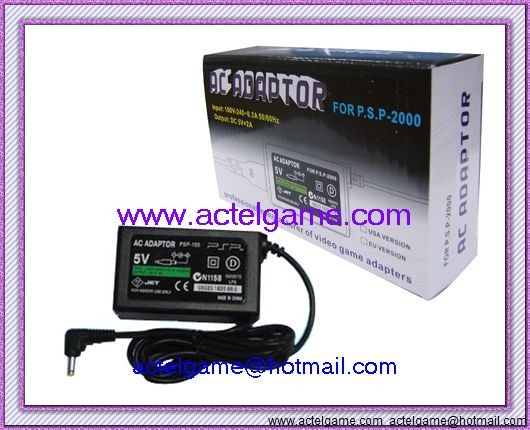 PSP2000 het speltoebehoren van de Wisselstroomadapter PSP