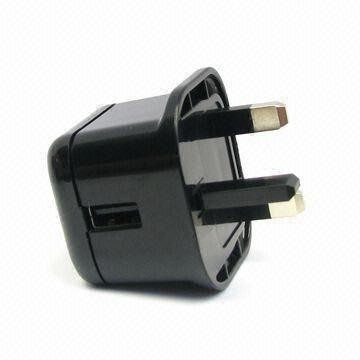 do adaptador universal do poder de 5.0V 100mA carregador liso com projeto seguro, UL do computador USB, GS, CE, CCC, aprovações do FCC