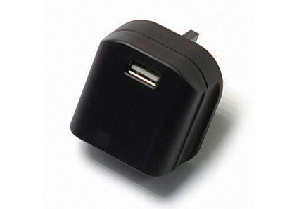 2 ขา 5V สหรัฐ, อังกฤษ, สหภาพยุโรป, AU เสียบสากลอะแดปเตอร์ USB สำหรับโทรศัพท์มือถือ / MP3 / MP4
