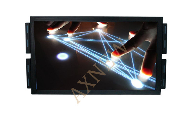 21,5 &quot;Kios Pemasangan di Dinding Multi-touch LCD Monitor, 1000: 1 Touch Dual Tampilan