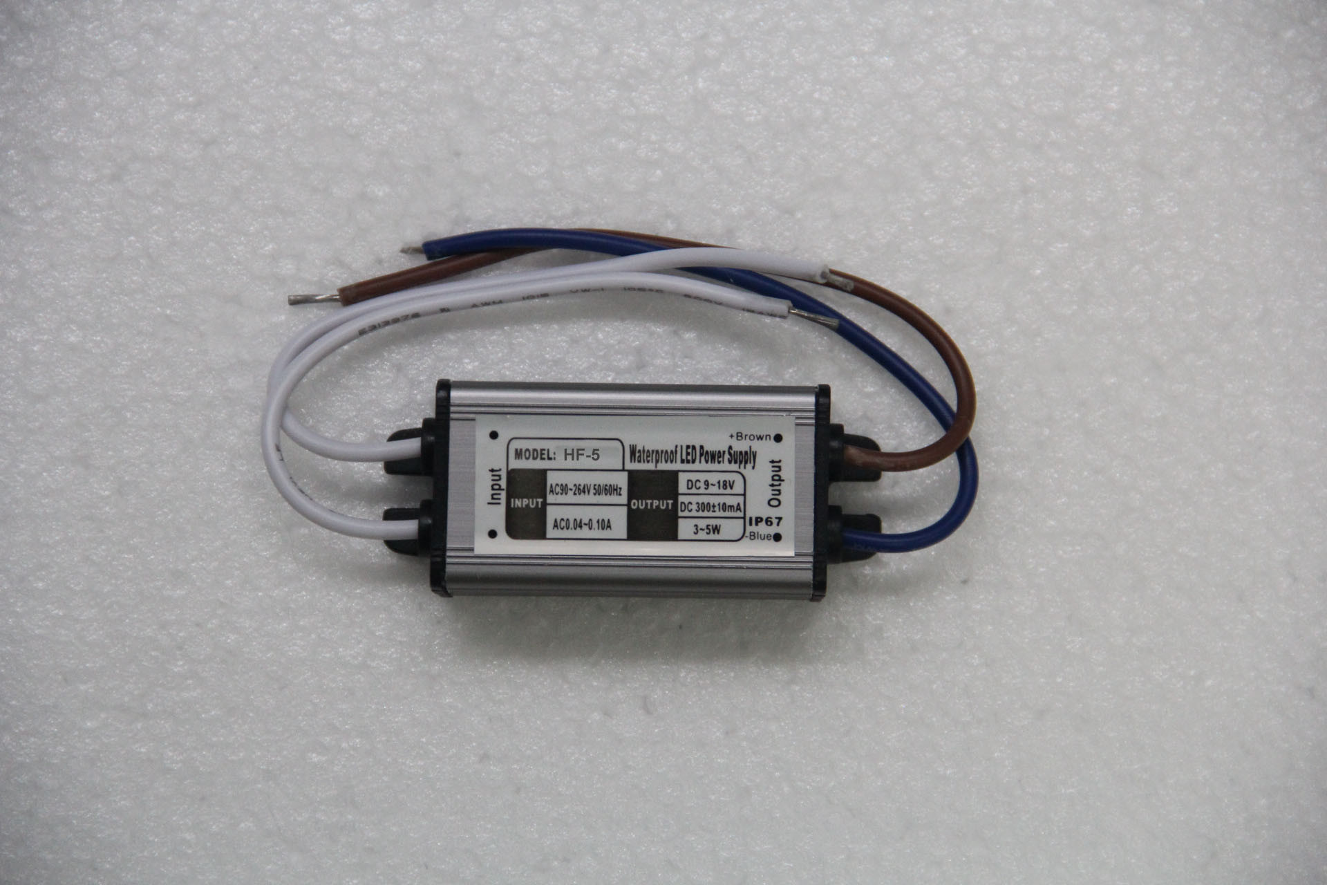 Портативные 5W 300mA делают DC водостотьким EMC электропитания 18V СИД с постоянн течением