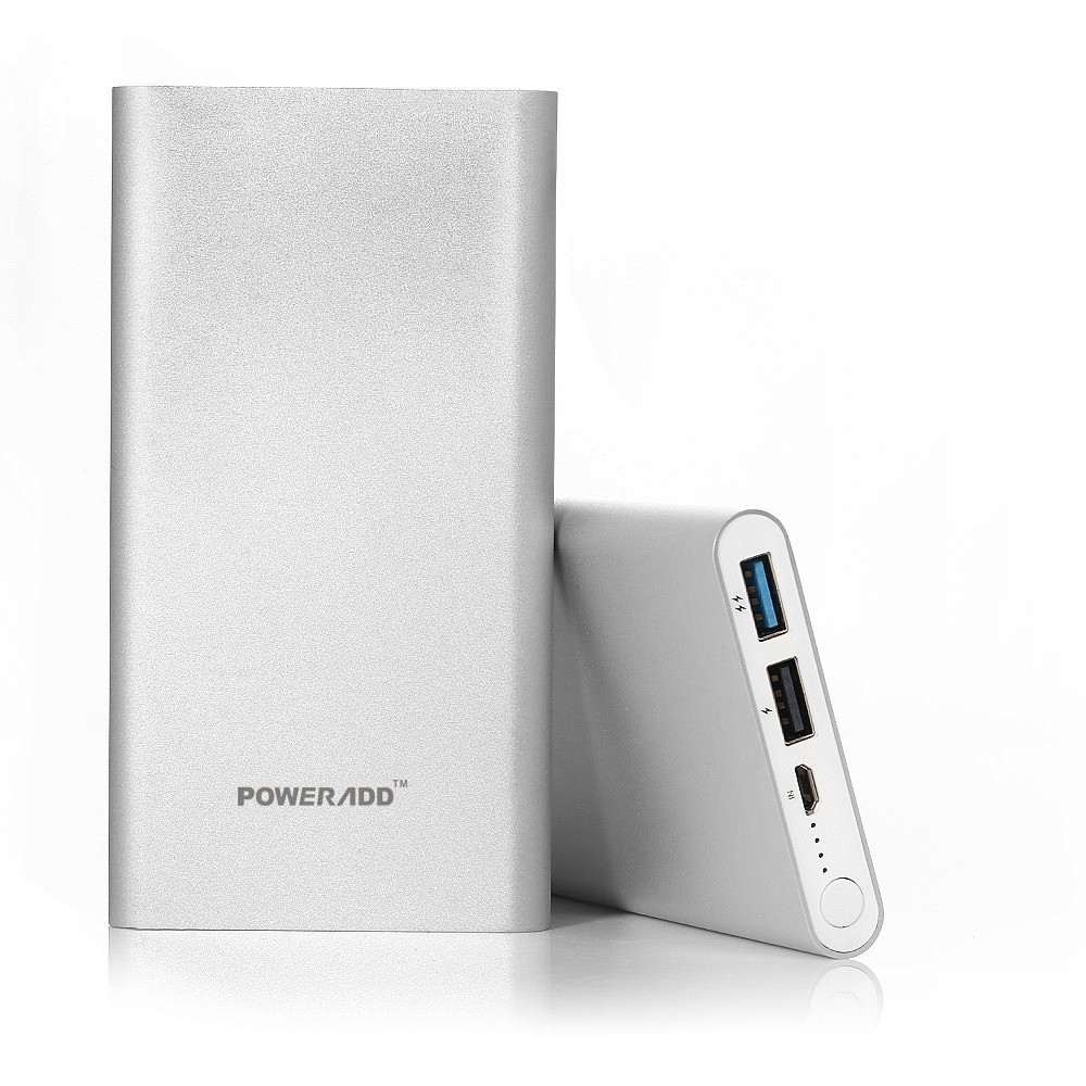 यूनिवर्सल 10000mAh पोर्टेबल सेलफोन पावर बैंक लिथियम पॉलिमर सेल तेजी से चार्ज
