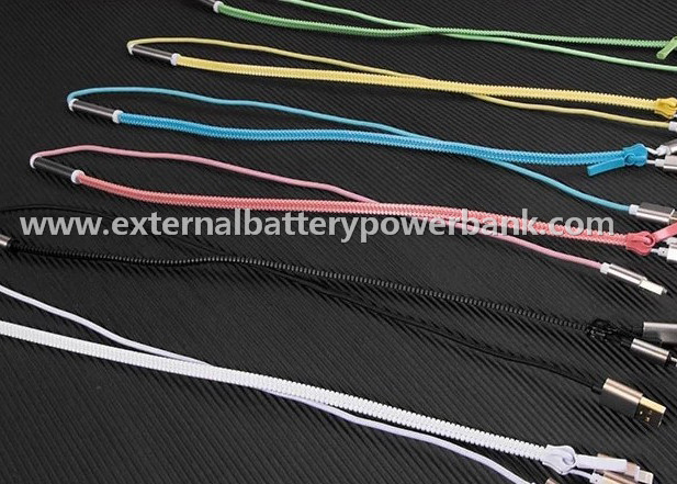 Kleurrijke van de de Gegevensoverdracht van Ritssluitingsusb van de de Kabel Mobiele Telefoon de Gegevenskabel