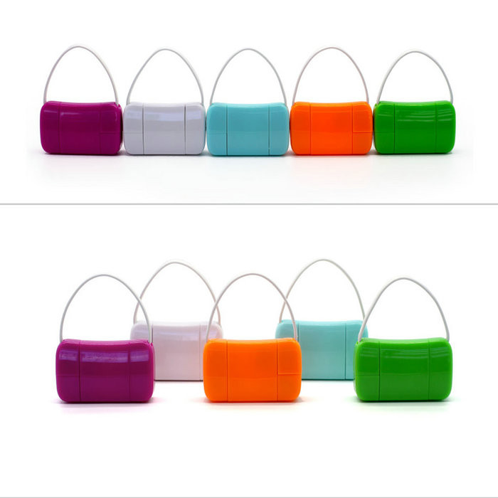 8pin quảng Micro Chuyển USB Cáp dữ liệu điện thoại thông minh hội Với Dễ thương Bag Phong cách